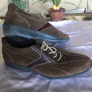 VALLEVERDE  ITALY   made , Personal Comfort ,size  13 , suede leather shoes !
